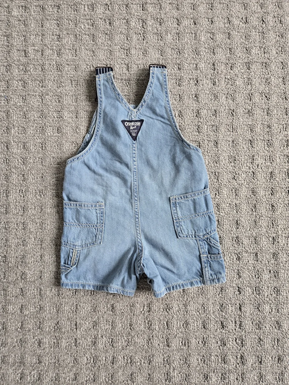 OshKosh B'gosh Light Blue Denim Overall Shorts for Kids
